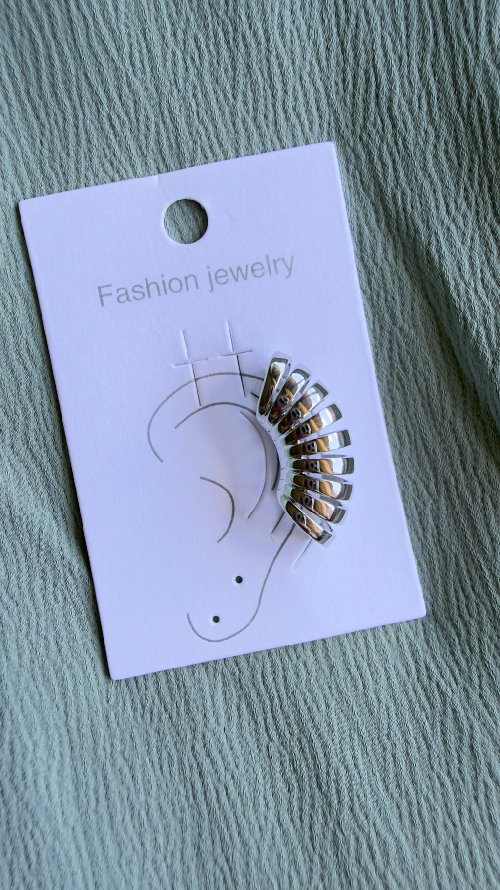 Ear Cuff Prateado